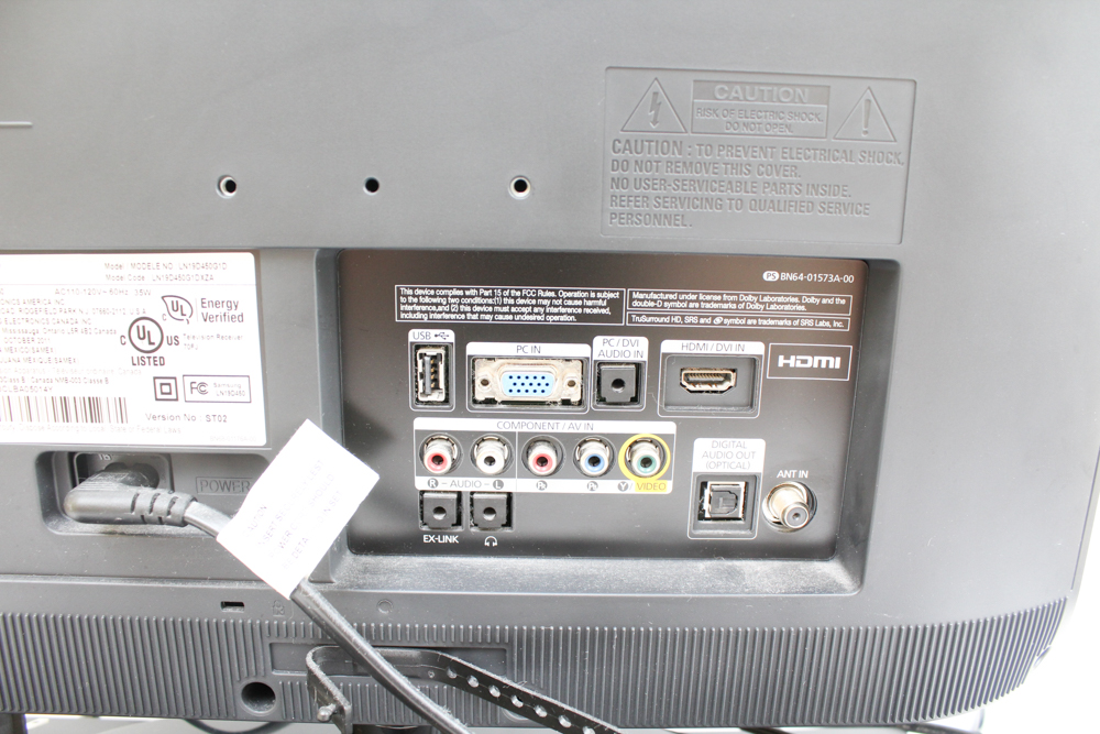 Samsung 18" Television With Sony DVD Player