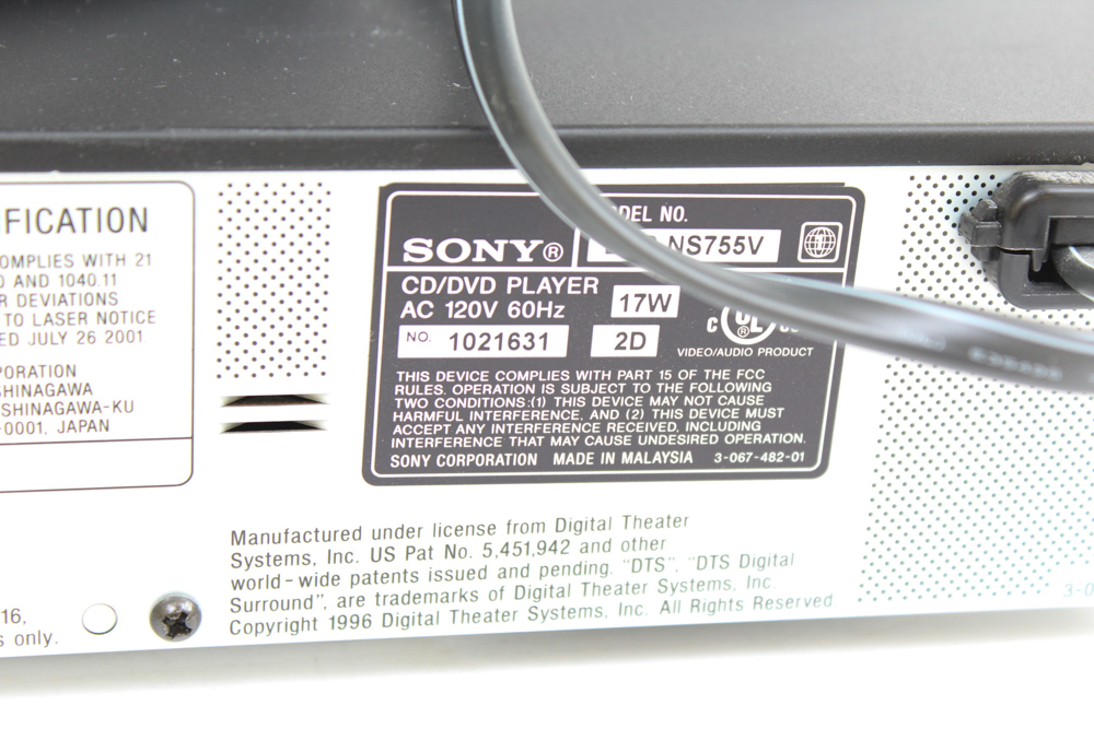 Samsung 18" Television With Sony DVD Player