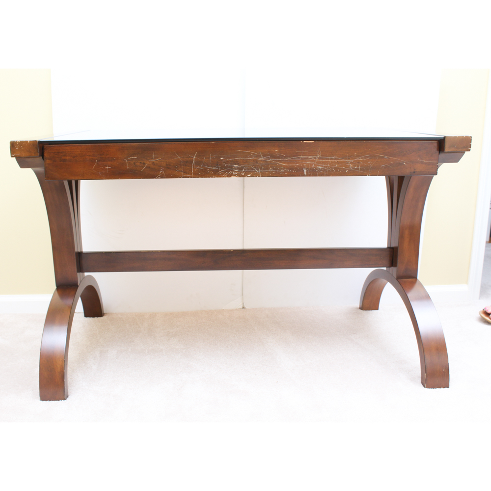 Whalen Glass Topped Desk