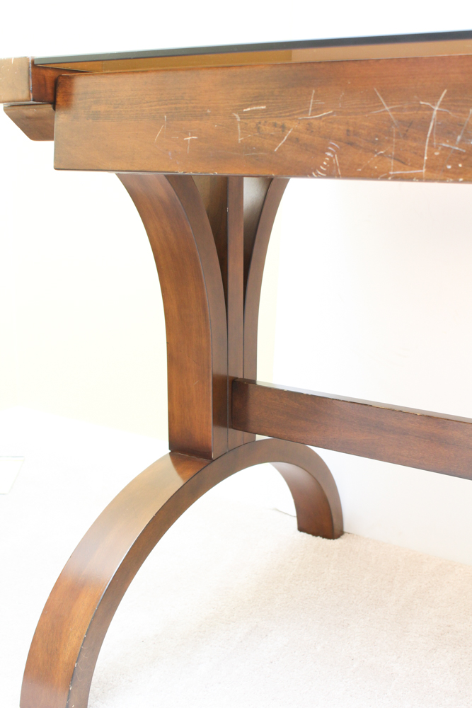 Whalen Glass Topped Desk