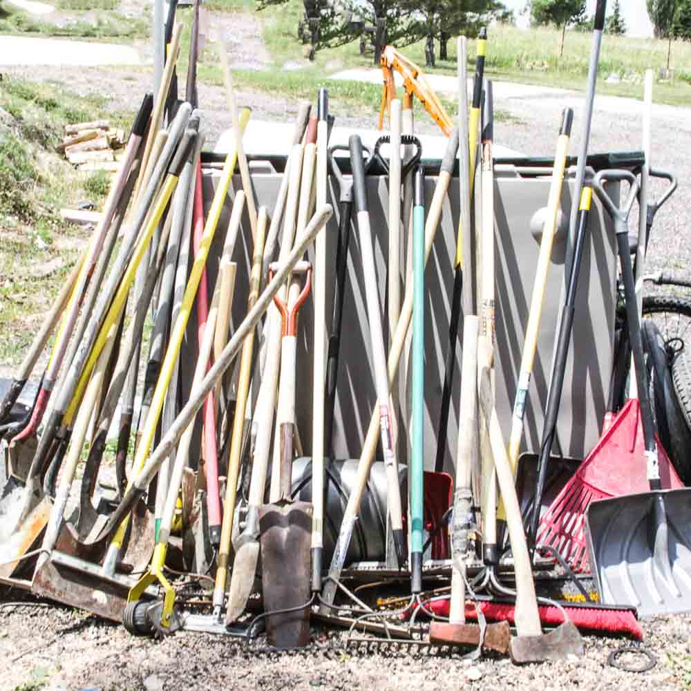Large Assortment of Yard and Garden Tools