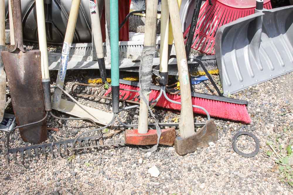 Large Assortment of Yard and Garden Tools