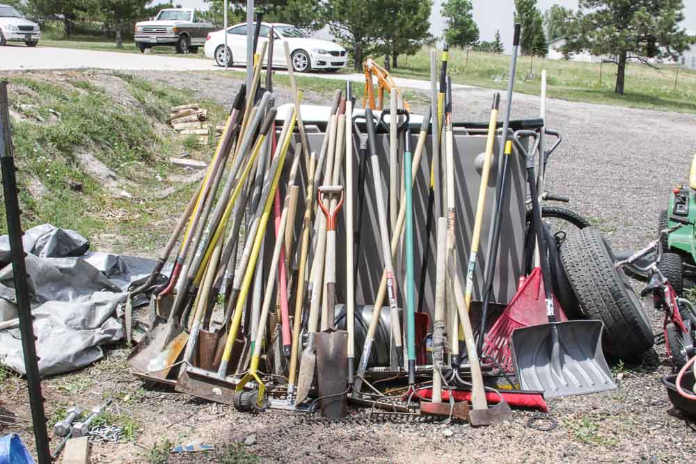 Large Assortment of Yard and Garden Tools