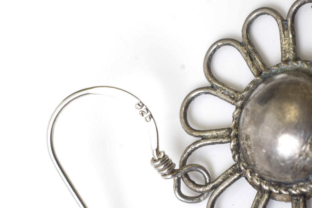 Three Pairs of Sterling Earrings