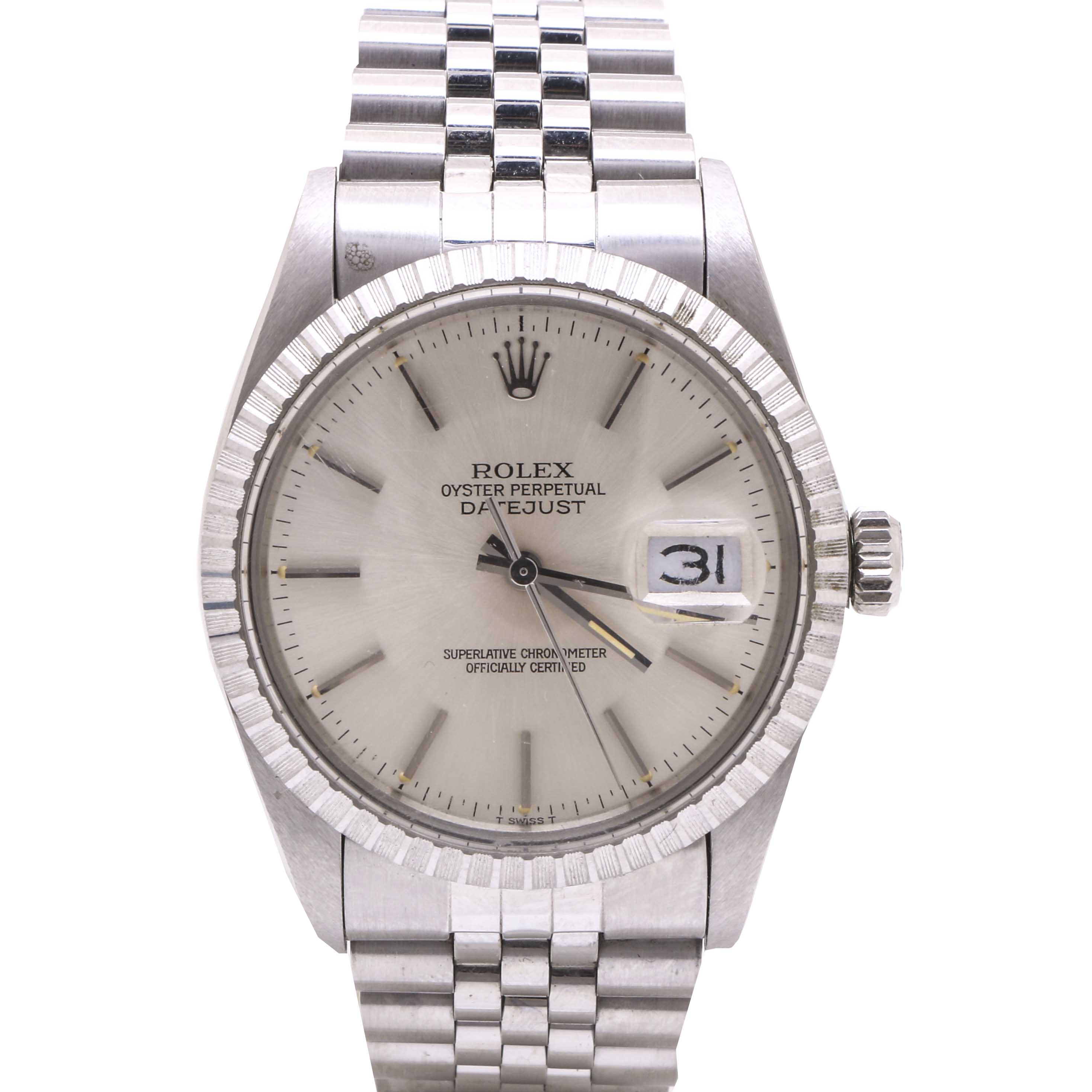 Rolex Oyster Perpetual Stainless Steel Watch