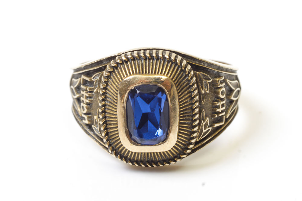 Three 10K Gold Class Rings