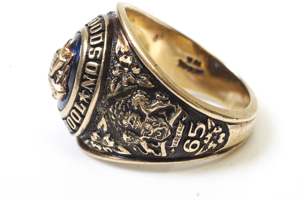 Three 10K Gold Class Rings