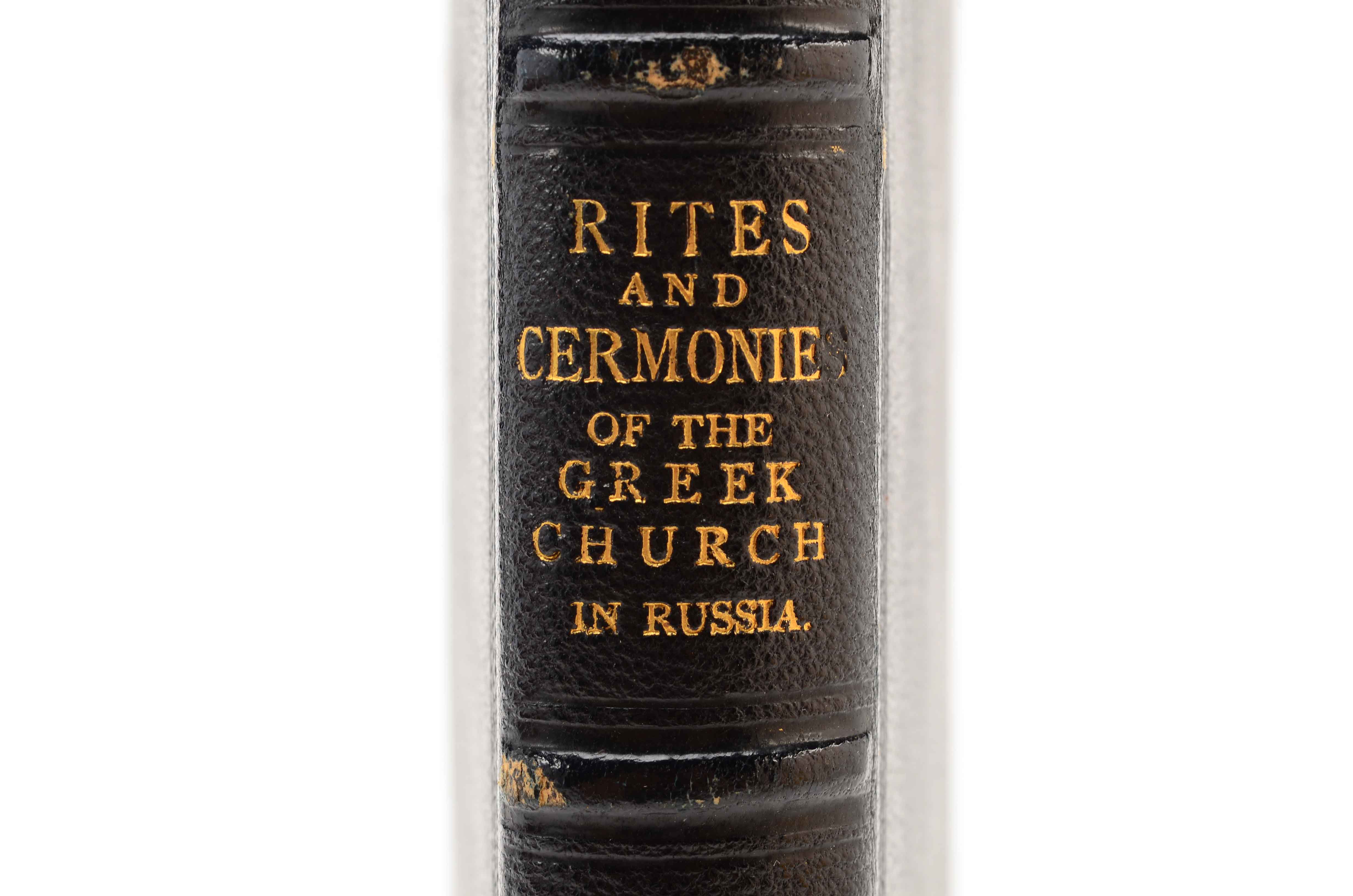 1777 "Rites of the Greek Church in Russia"