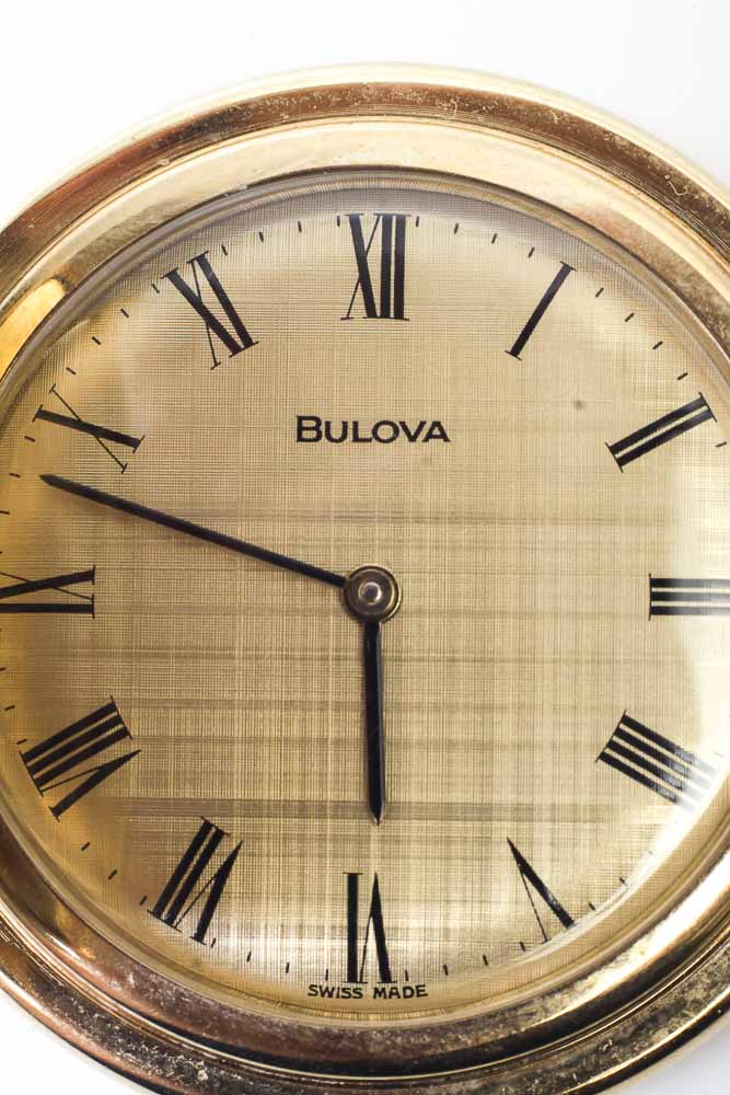 Bulova Gold Plated Pocket Watch
