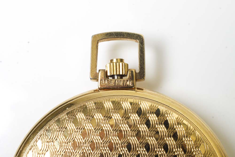 Bulova Gold Plated Pocket Watch