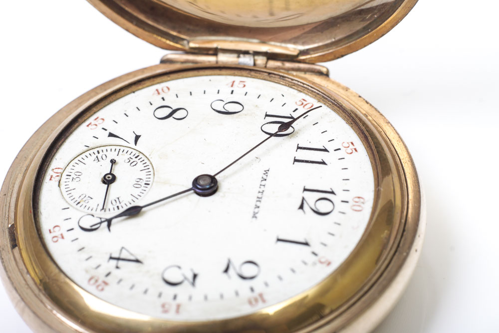 Antique Waltham 10K Gold Filled Pocket Watch