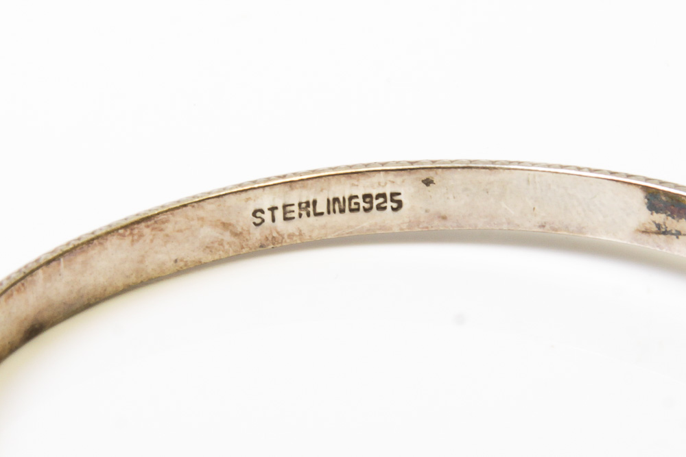 Three Sterling Silver Bracelets