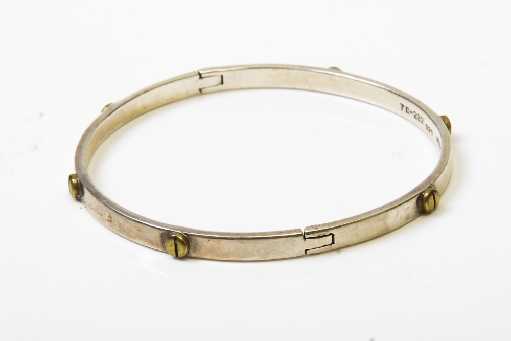 Three Sterling Silver Bracelets