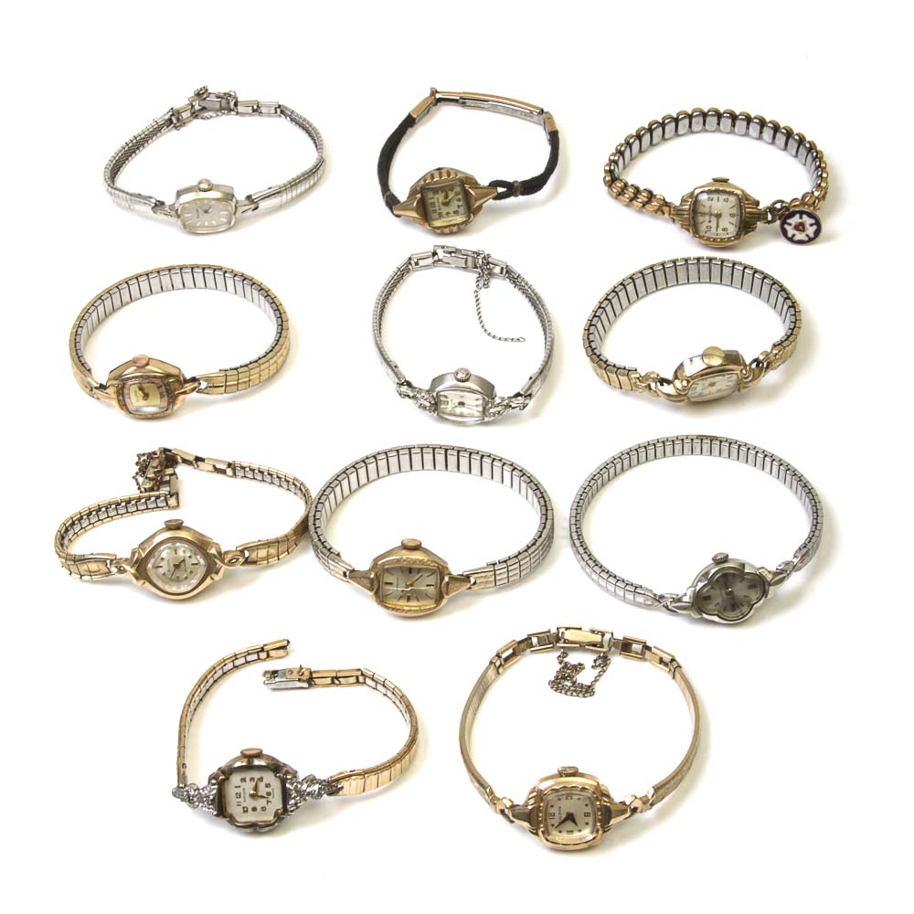 Variety of Vintage Bulova Watches