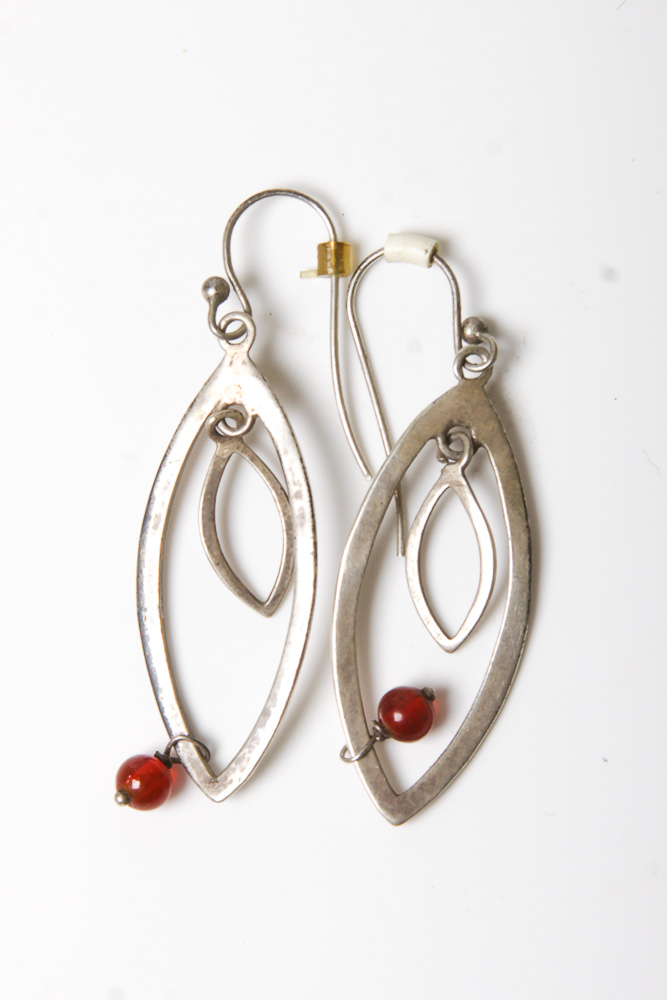 Variety of Sterling Silver Dangle Earrings