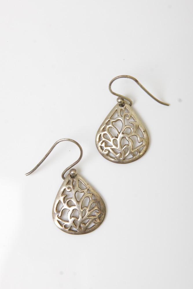 Variety of Sterling Silver Dangle Earrings