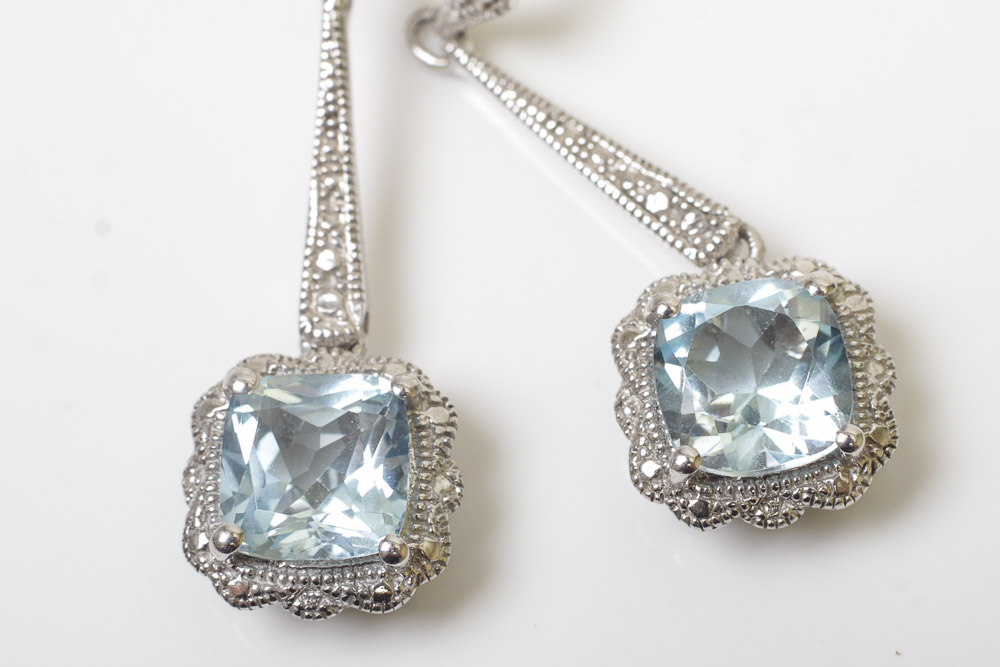 Variety of Sterling Silver Dangle Earrings