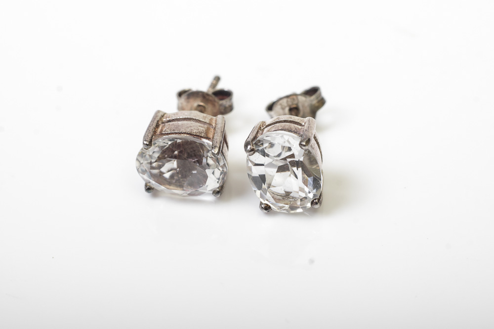 Variety of Sterling Silver Dangle Earrings