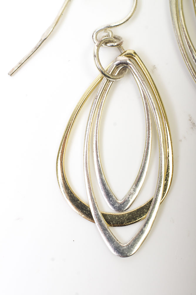 Variety of Sterling Silver Dangle Earrings