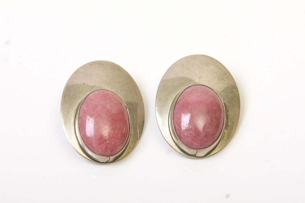 Group of Vintage Sterling Silver Earrings