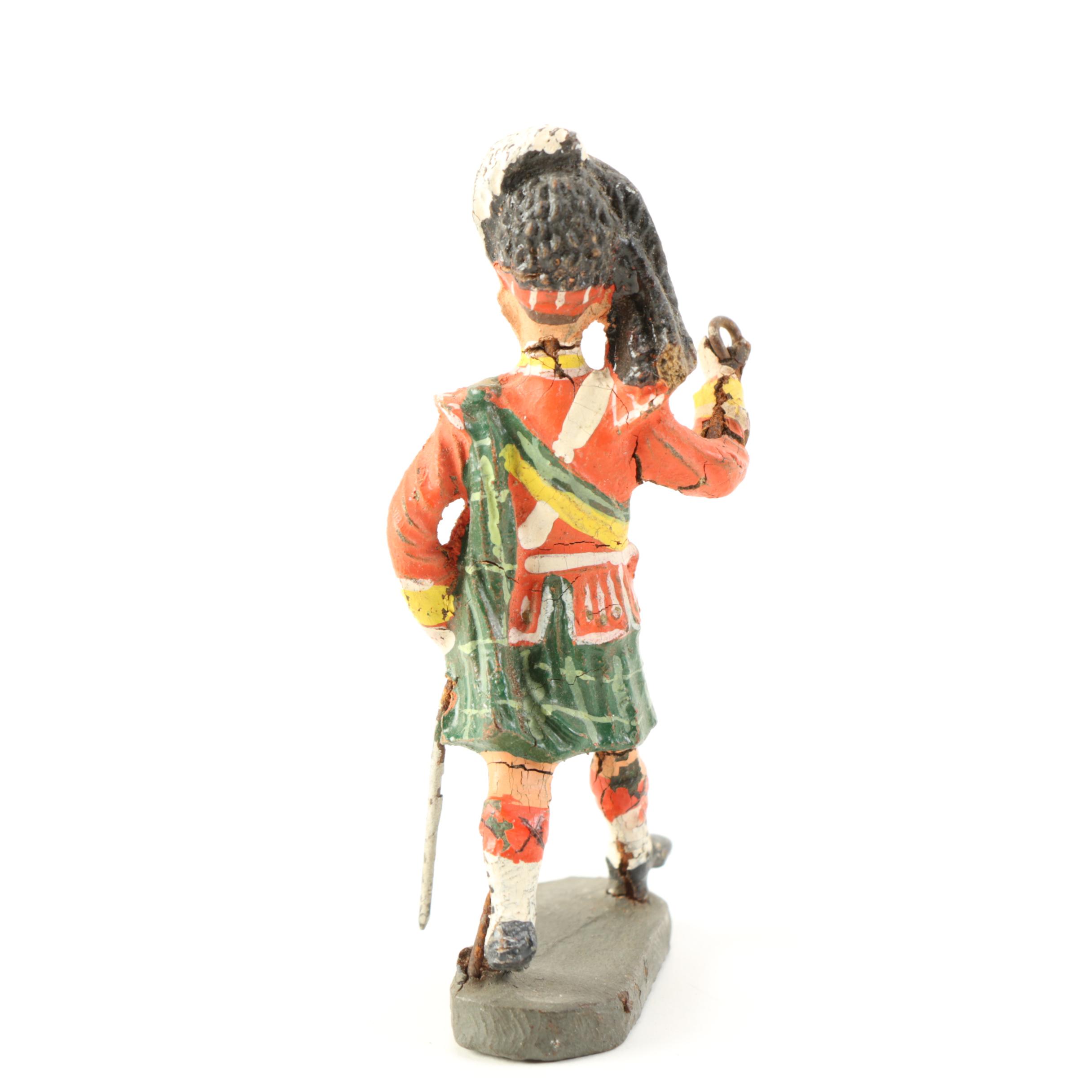 Die-Cast Cars and Elastolin Figures