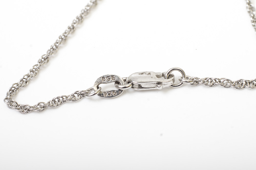 Group of Sterling Silver Necklaces