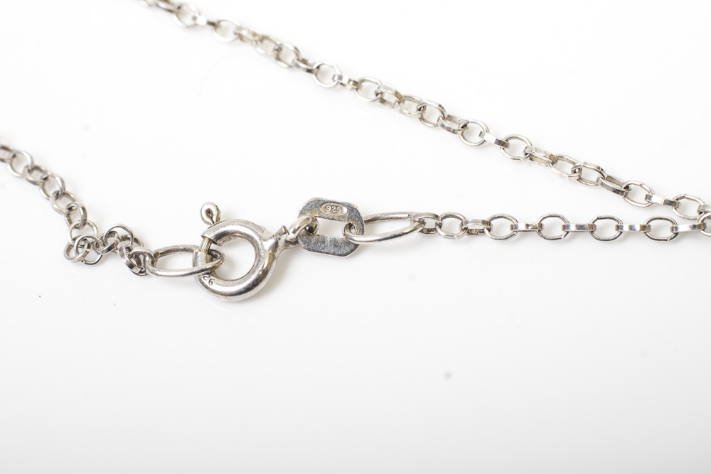 Group of Sterling Silver Necklaces