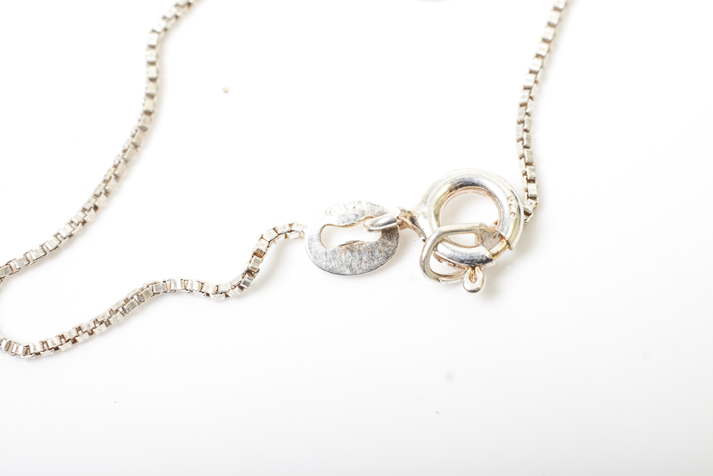 Group of Sterling Silver Necklaces