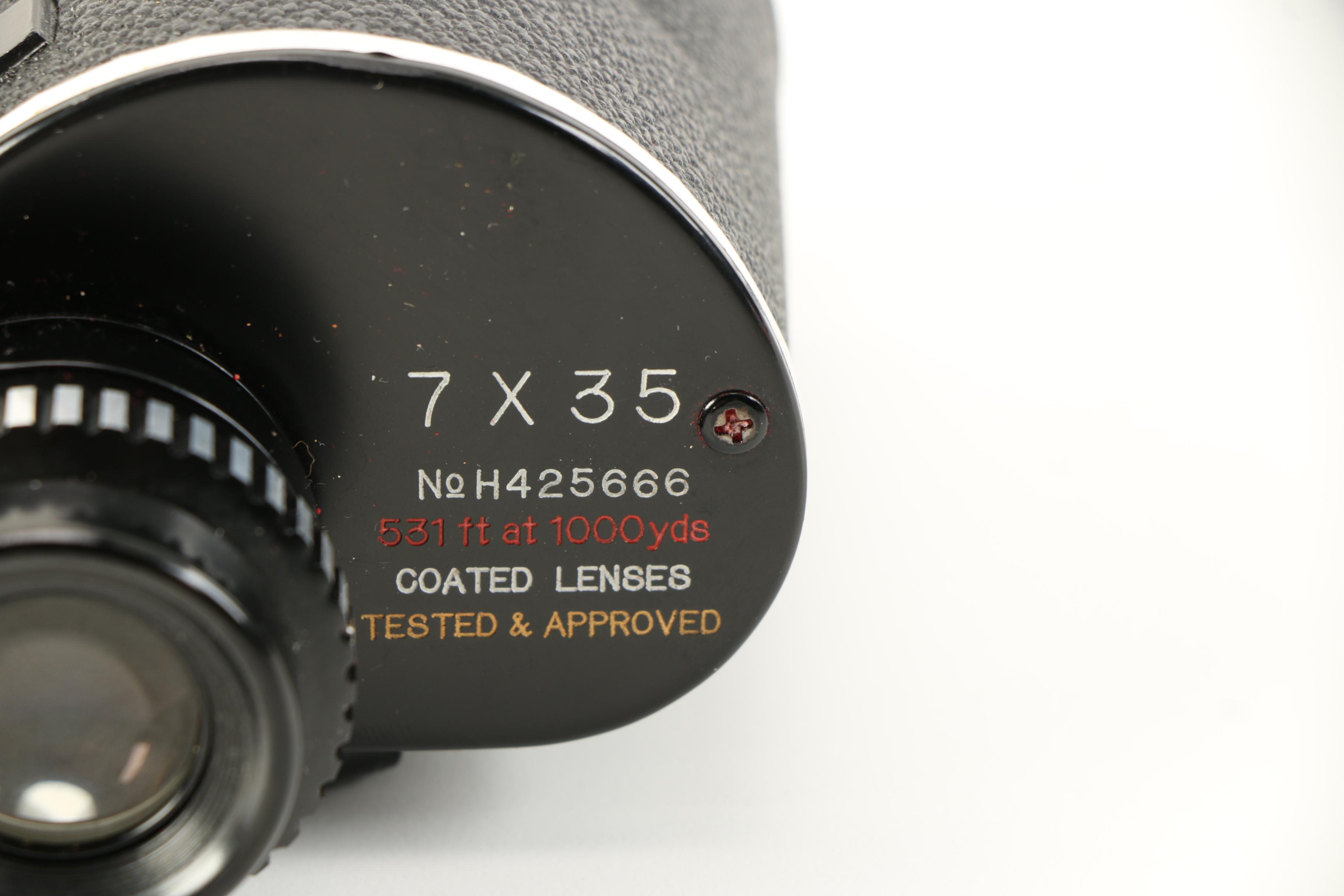 Empire Binoculars with Leather Case