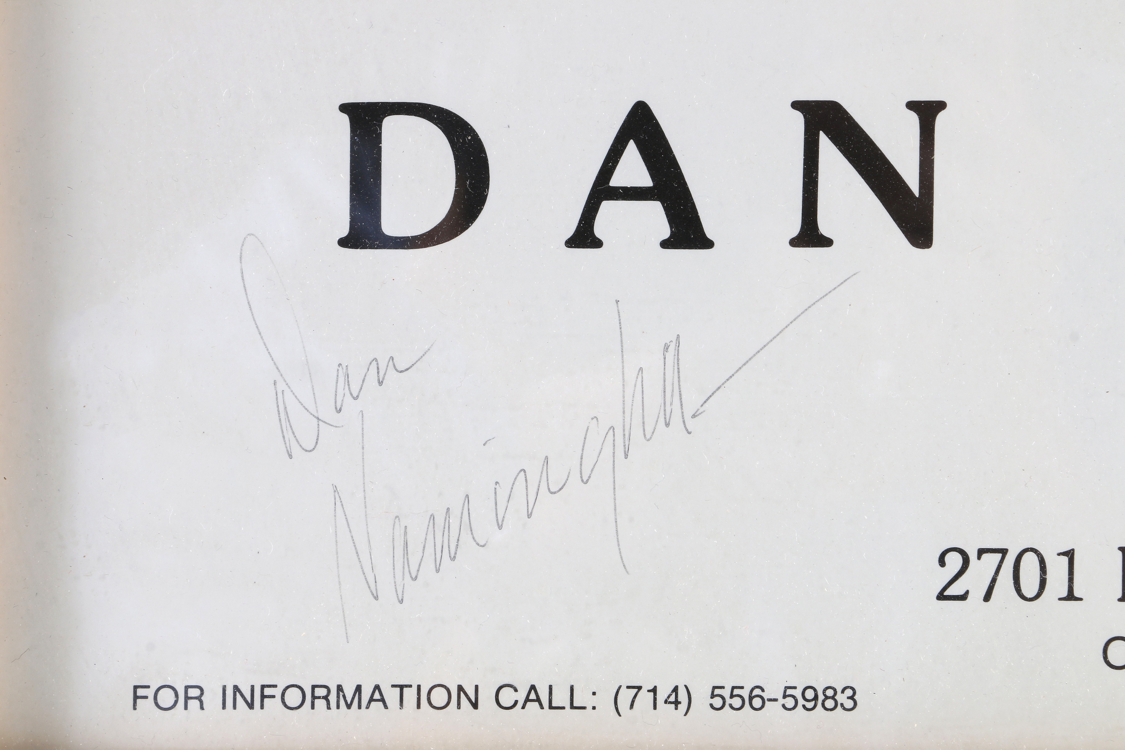 Dan Namingha Solo Exhibition Poster