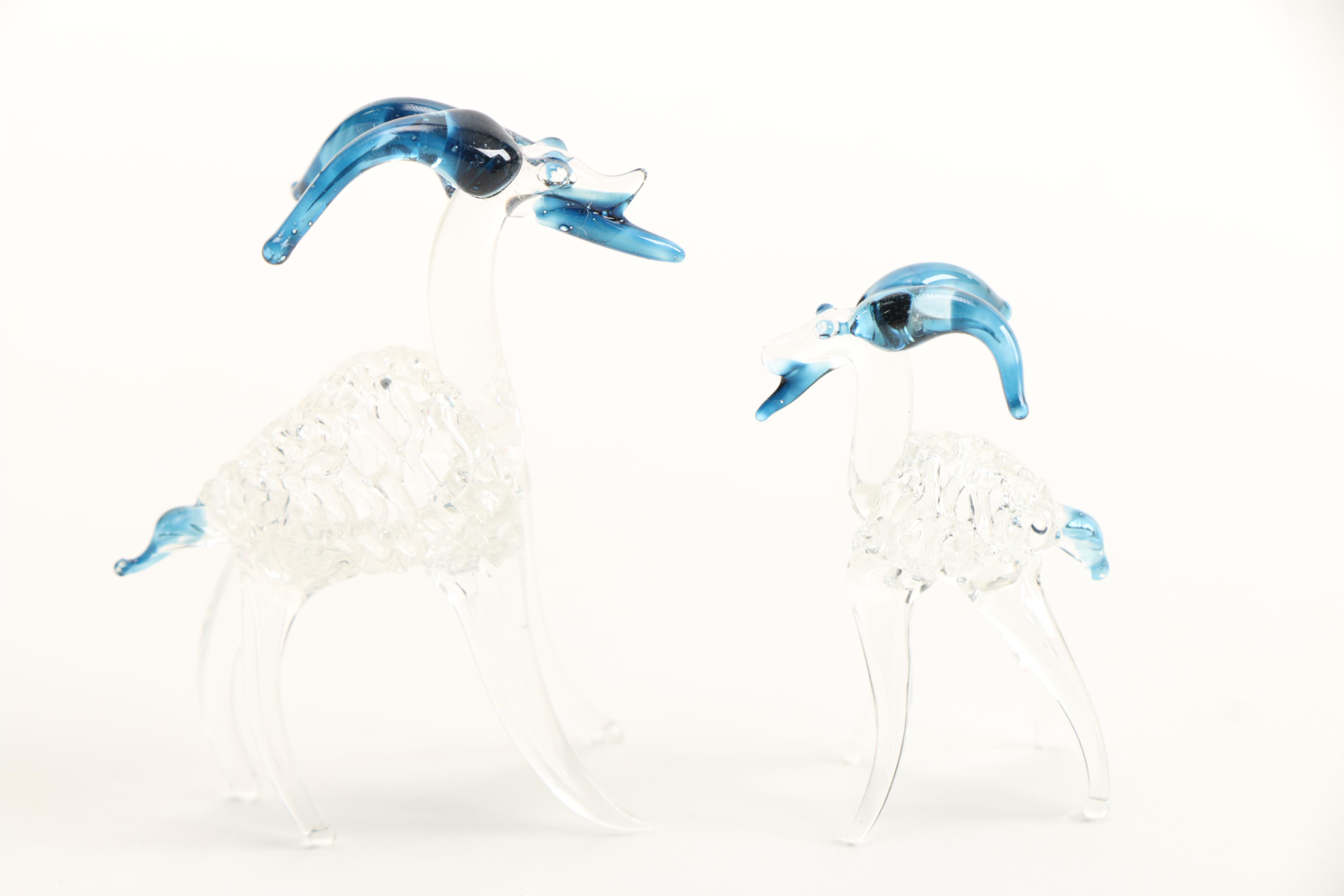 Assorted Art Glass Animal Figurines