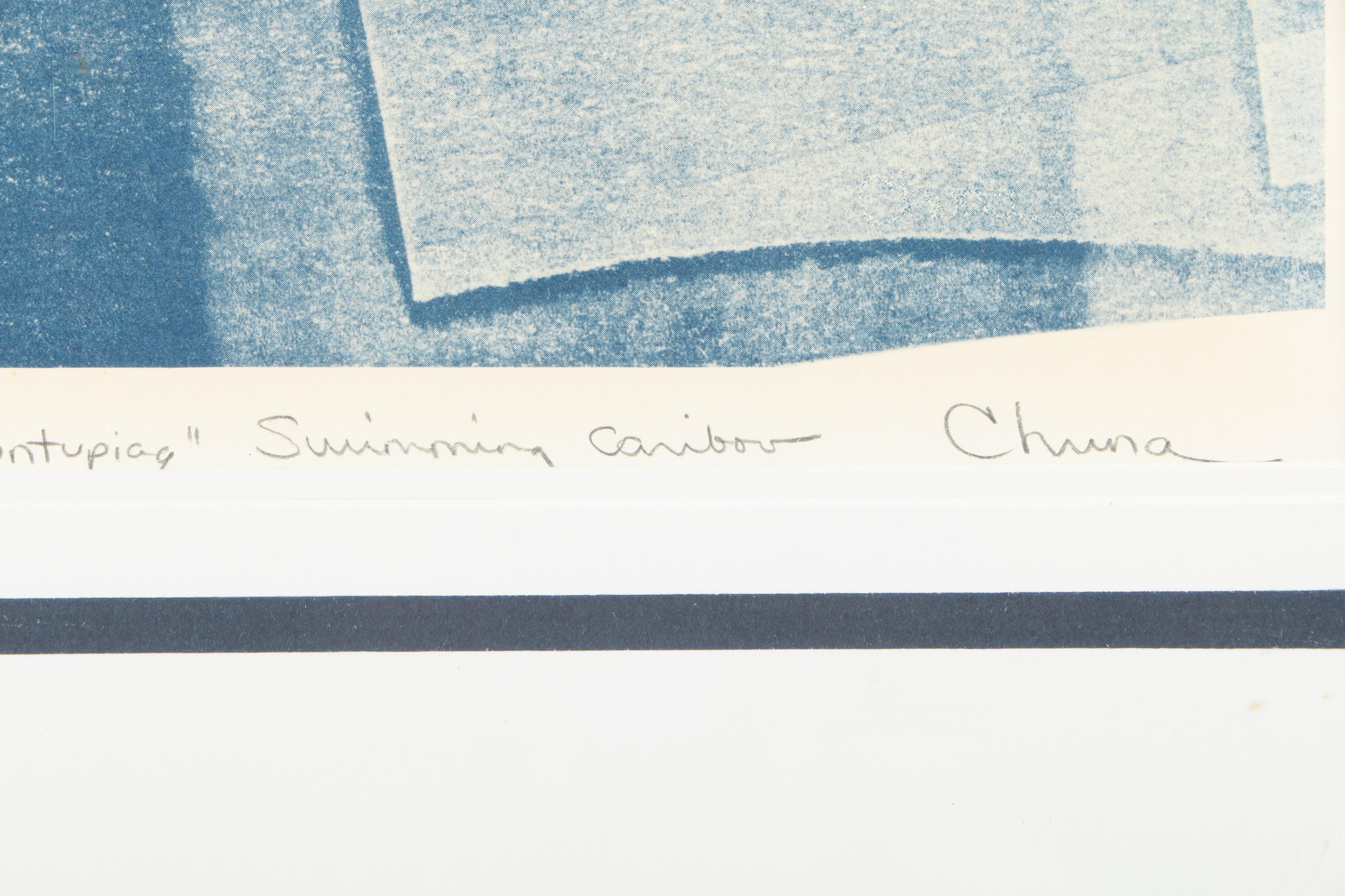 Chuna Limited Edition Offset Lithograph "Nalulvia Tuntupiag"