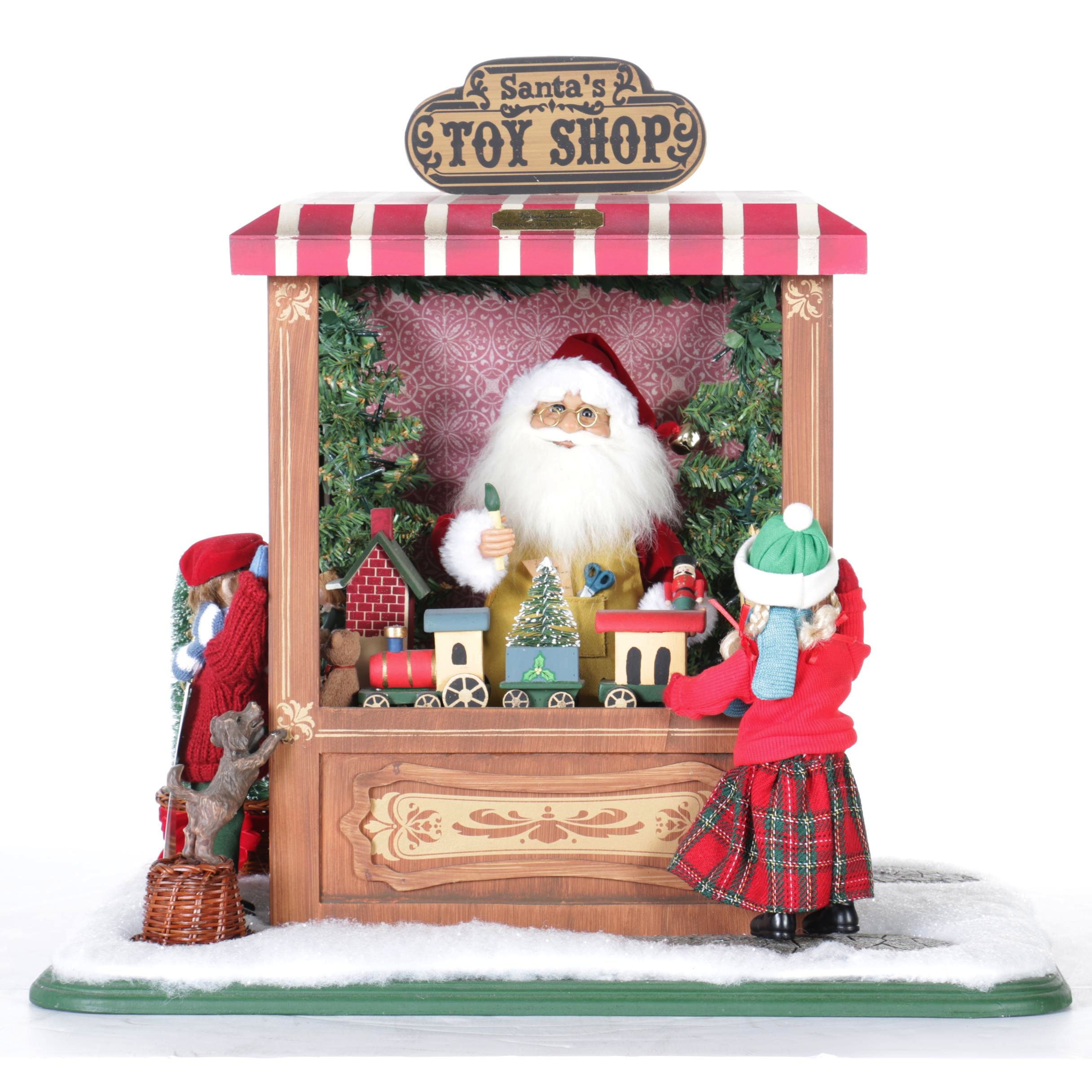 Karen Didion Signature Collection Santa's Toy Shop Table Decor