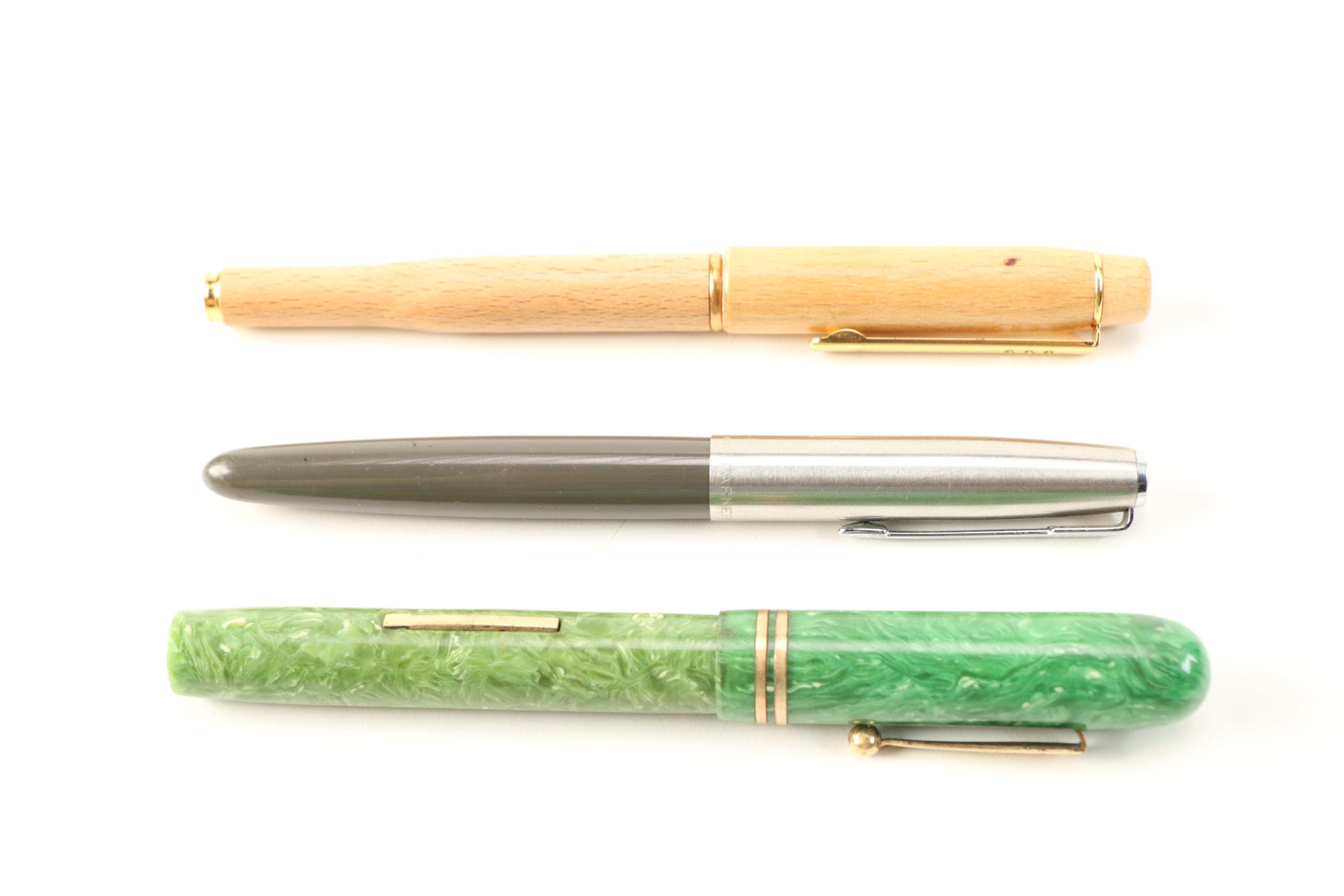 Assorted Calligraphy Pen, Mechanical Pencils, and Twist Pens