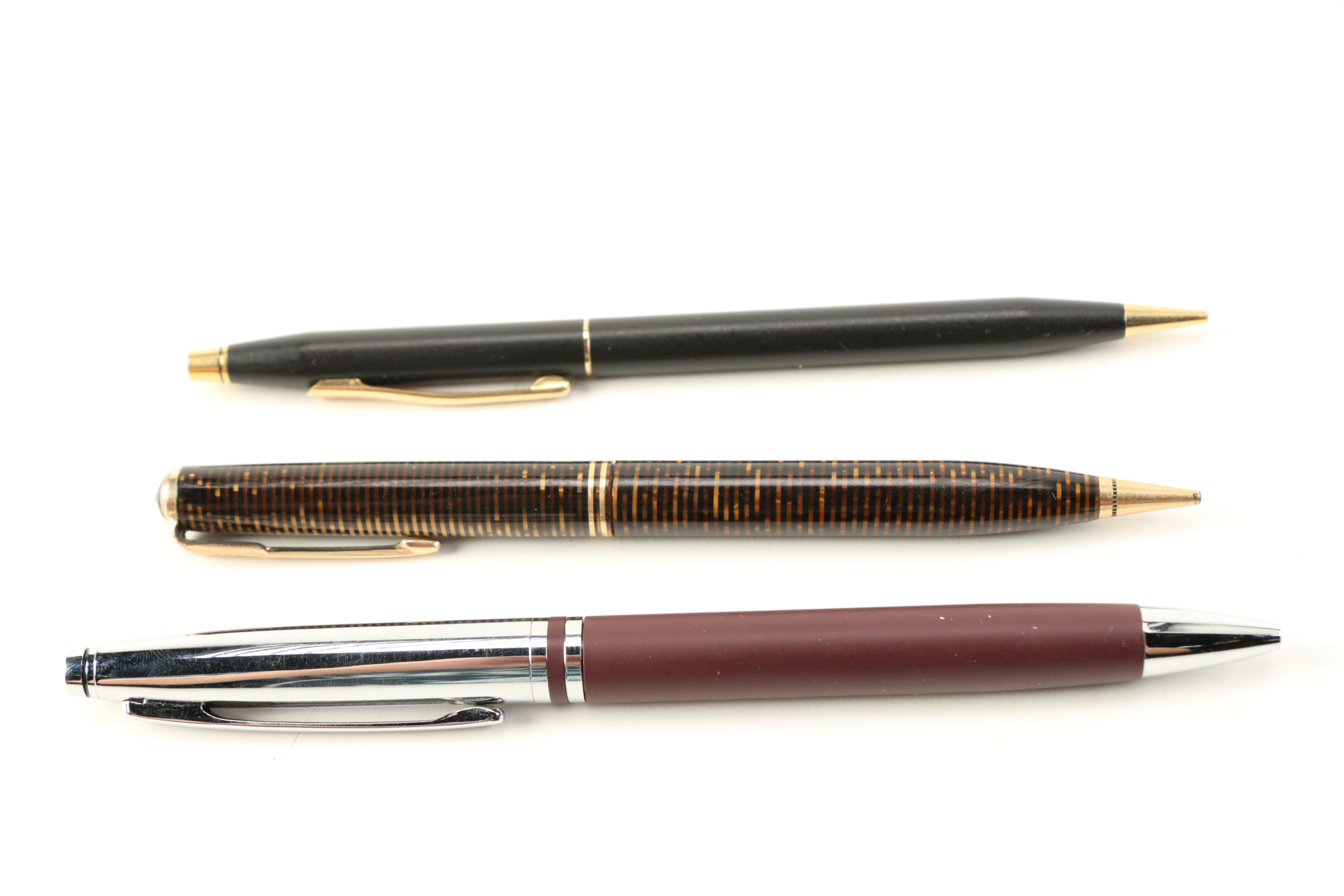 Assorted Calligraphy Pen, Mechanical Pencils, and Twist Pens