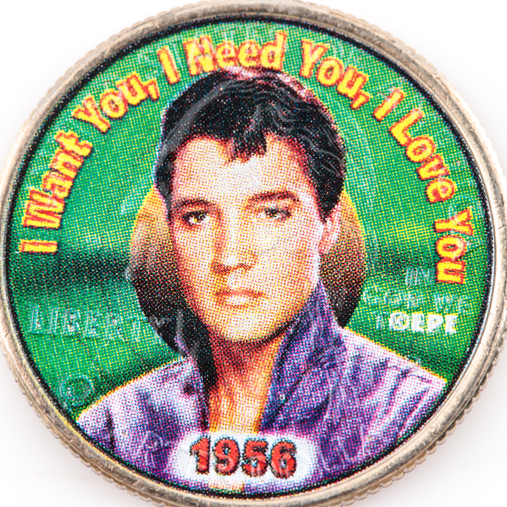 Four Elvis Presley-Related Coins