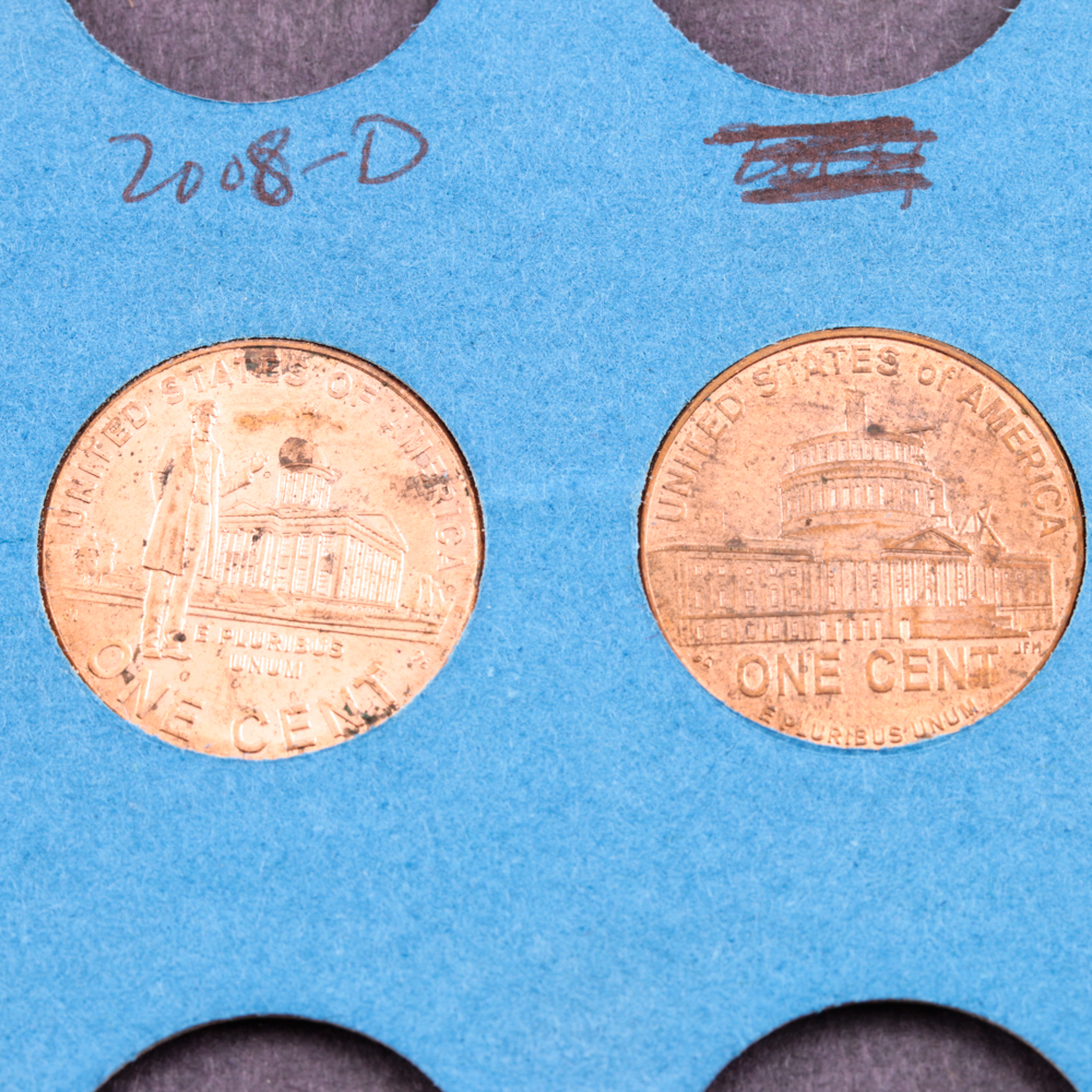 Six Whitman Binders of Lincoln Cents