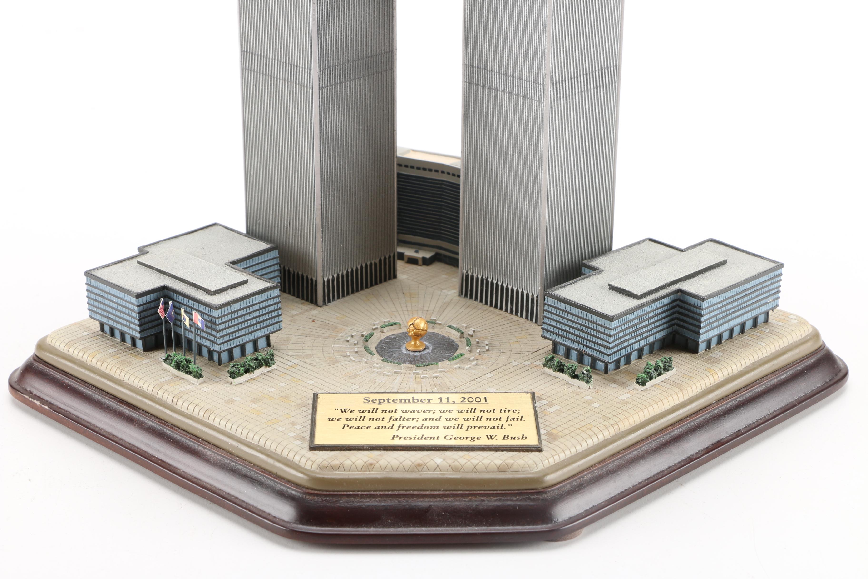 Twin Towers Commemorative Model