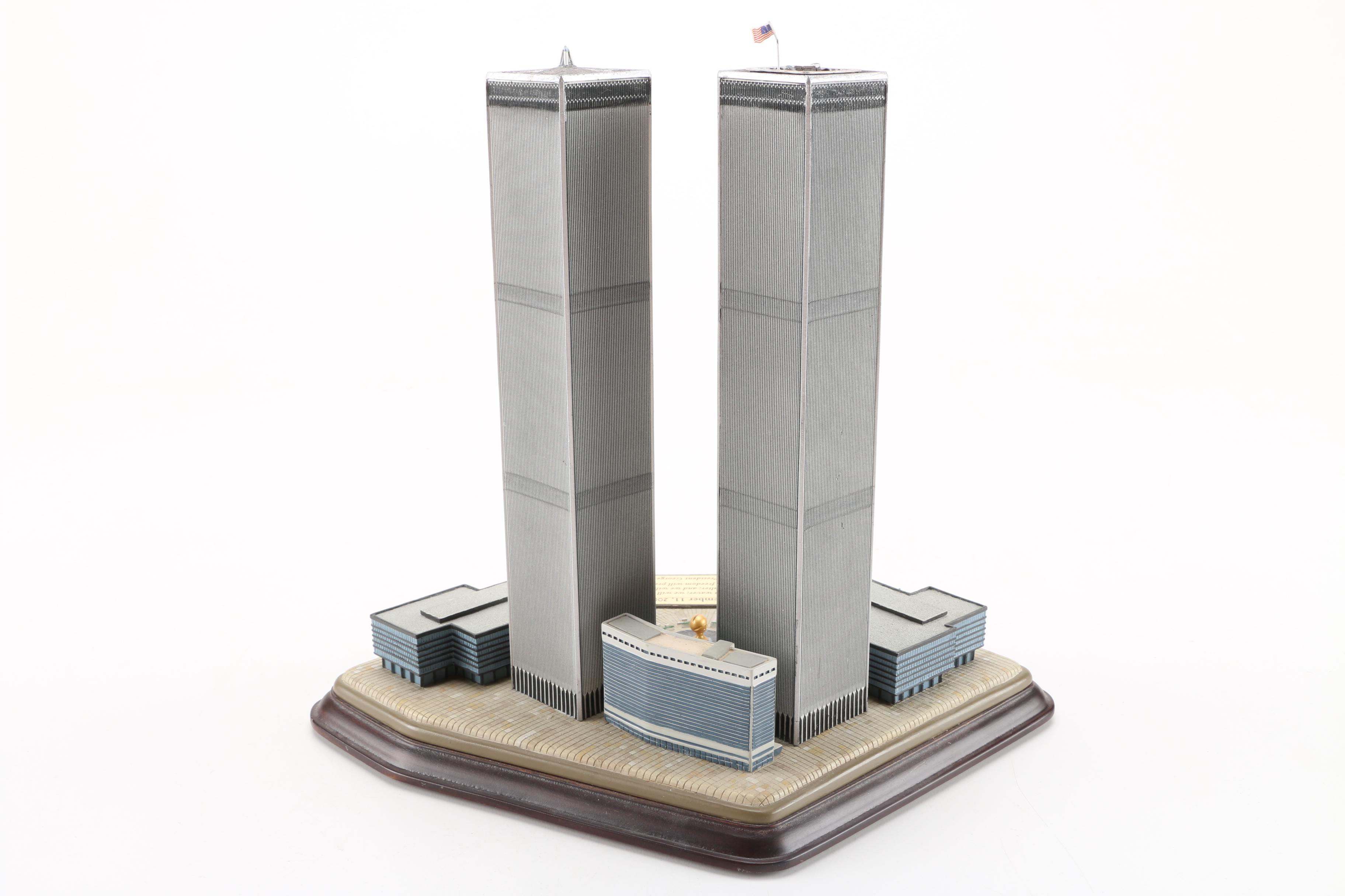 Twin Towers Commemorative Model