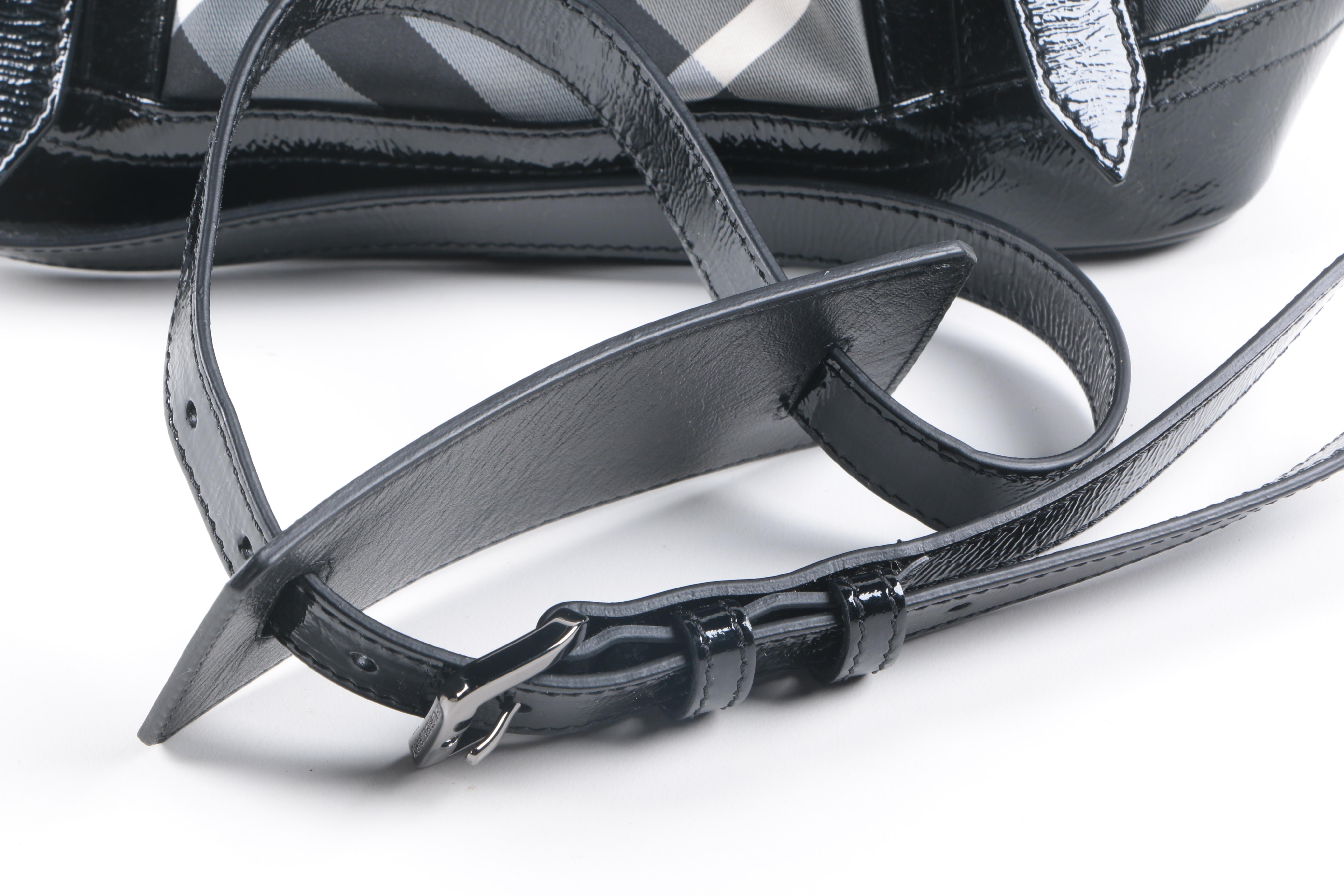 Burberry Gray Check Tote