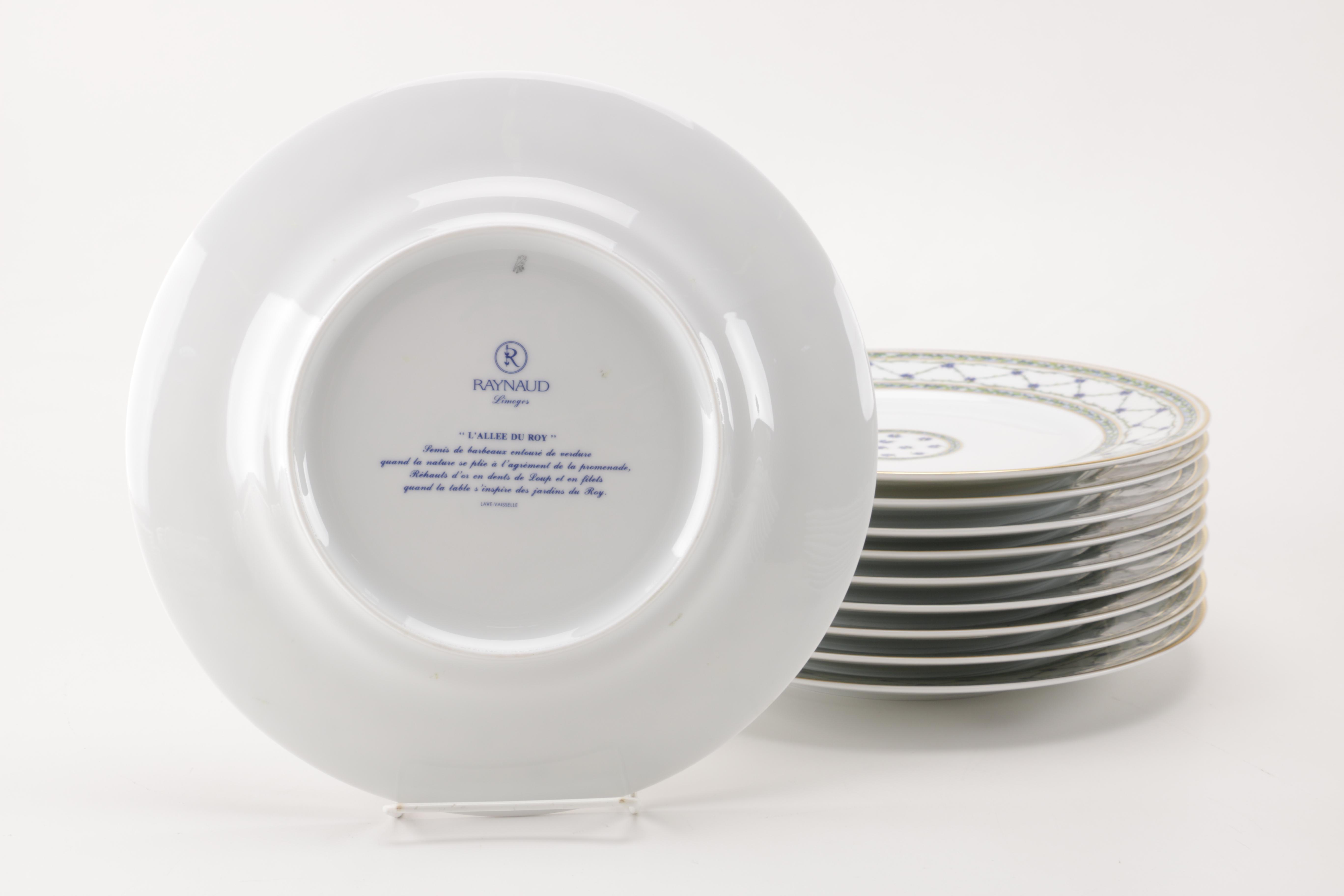 Raynaud Limoges "L'Allee du Roy" China Set