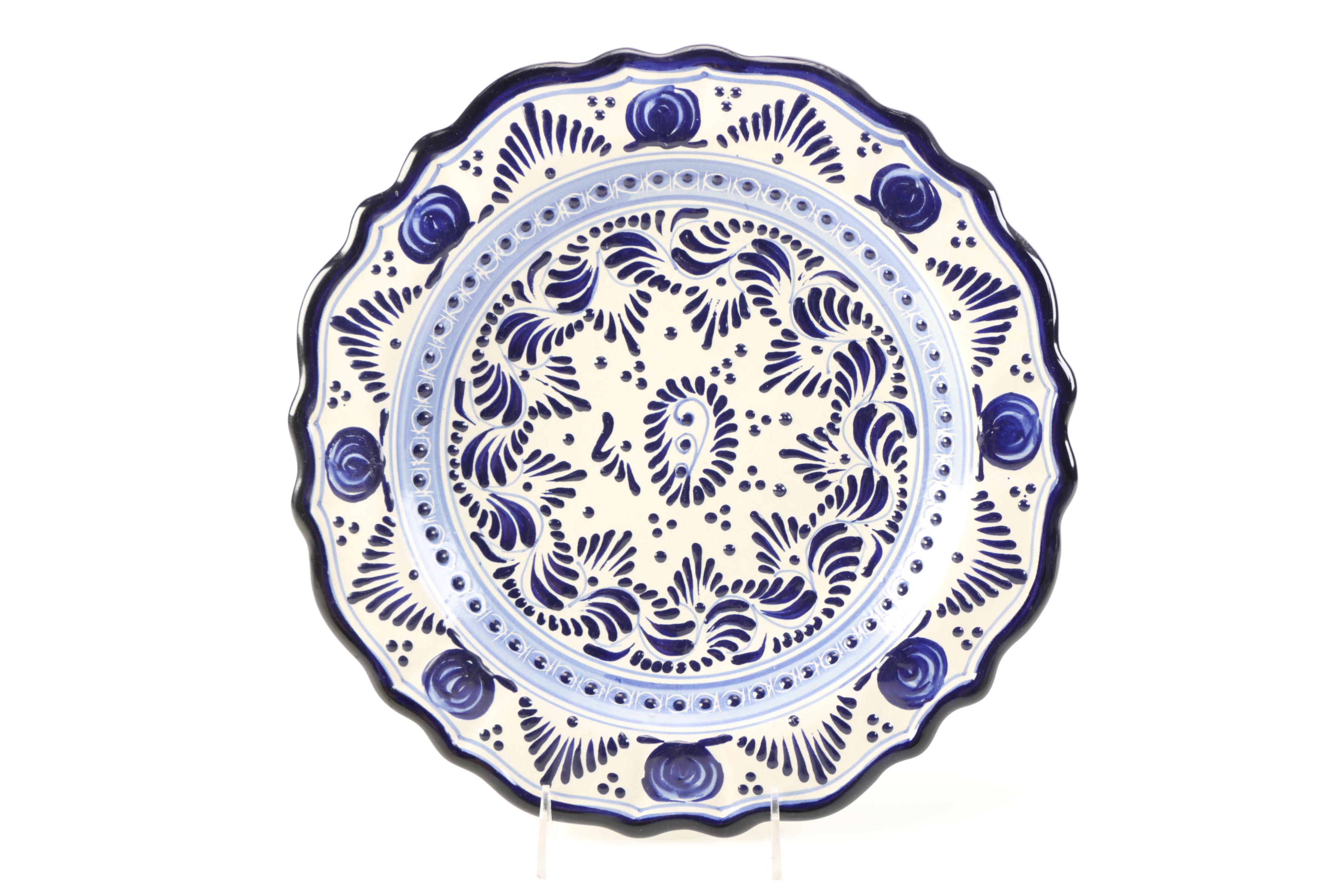 Hand-Painted Mexican Ceramic Tableware