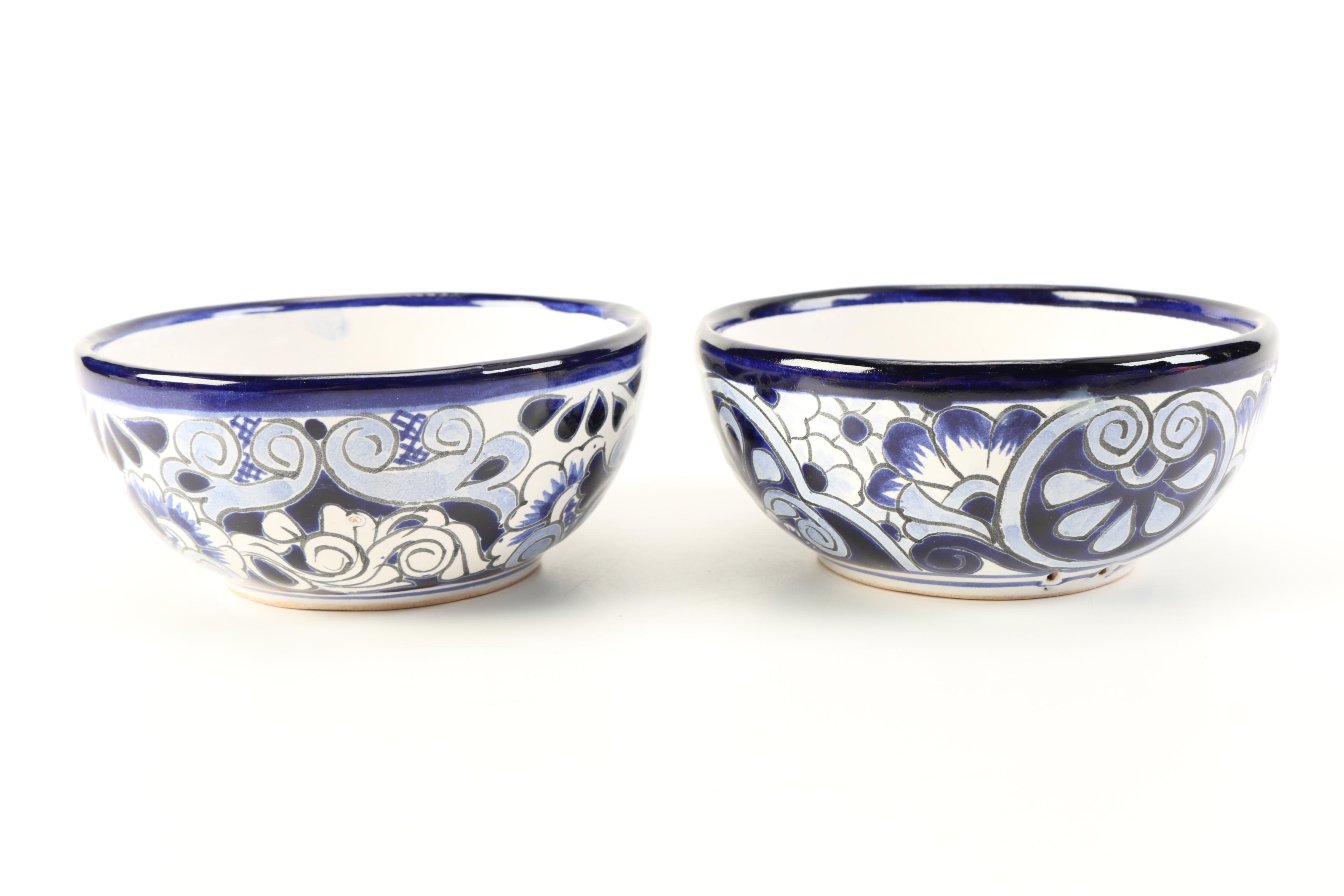 Hand-Painted Mexican Ceramic Tableware