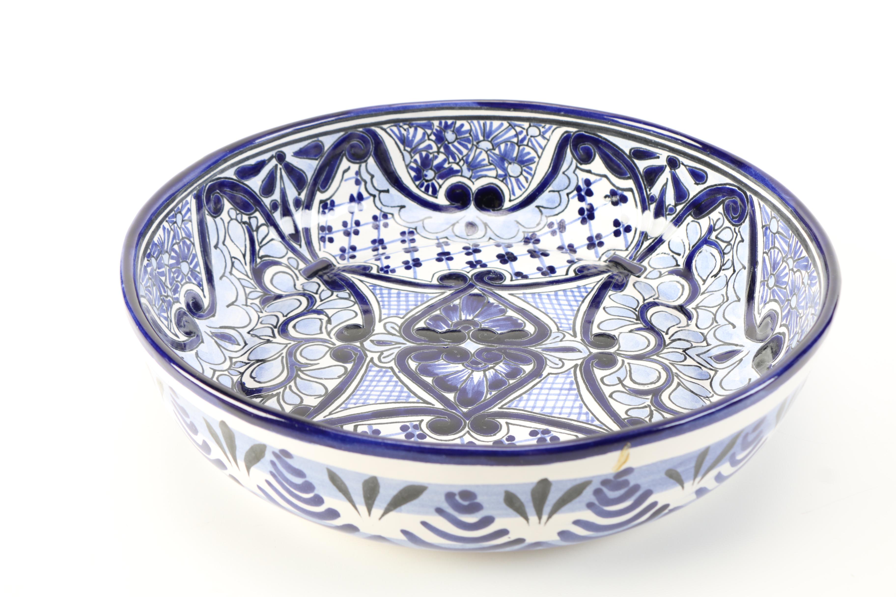 Hand-Painted Mexican Ceramic Tableware