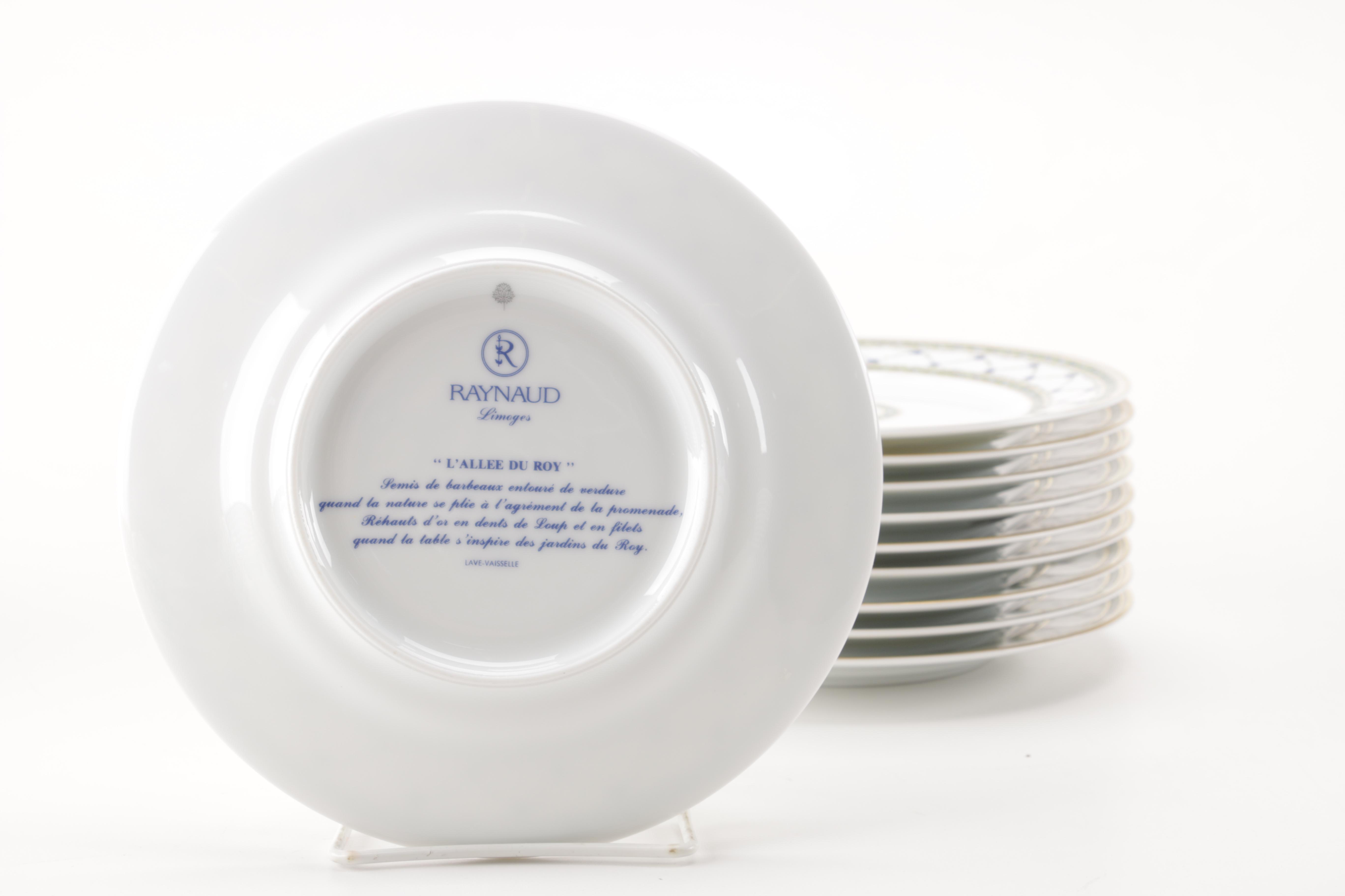 Raynaud Limoges "L'Allee du Roy" China Set