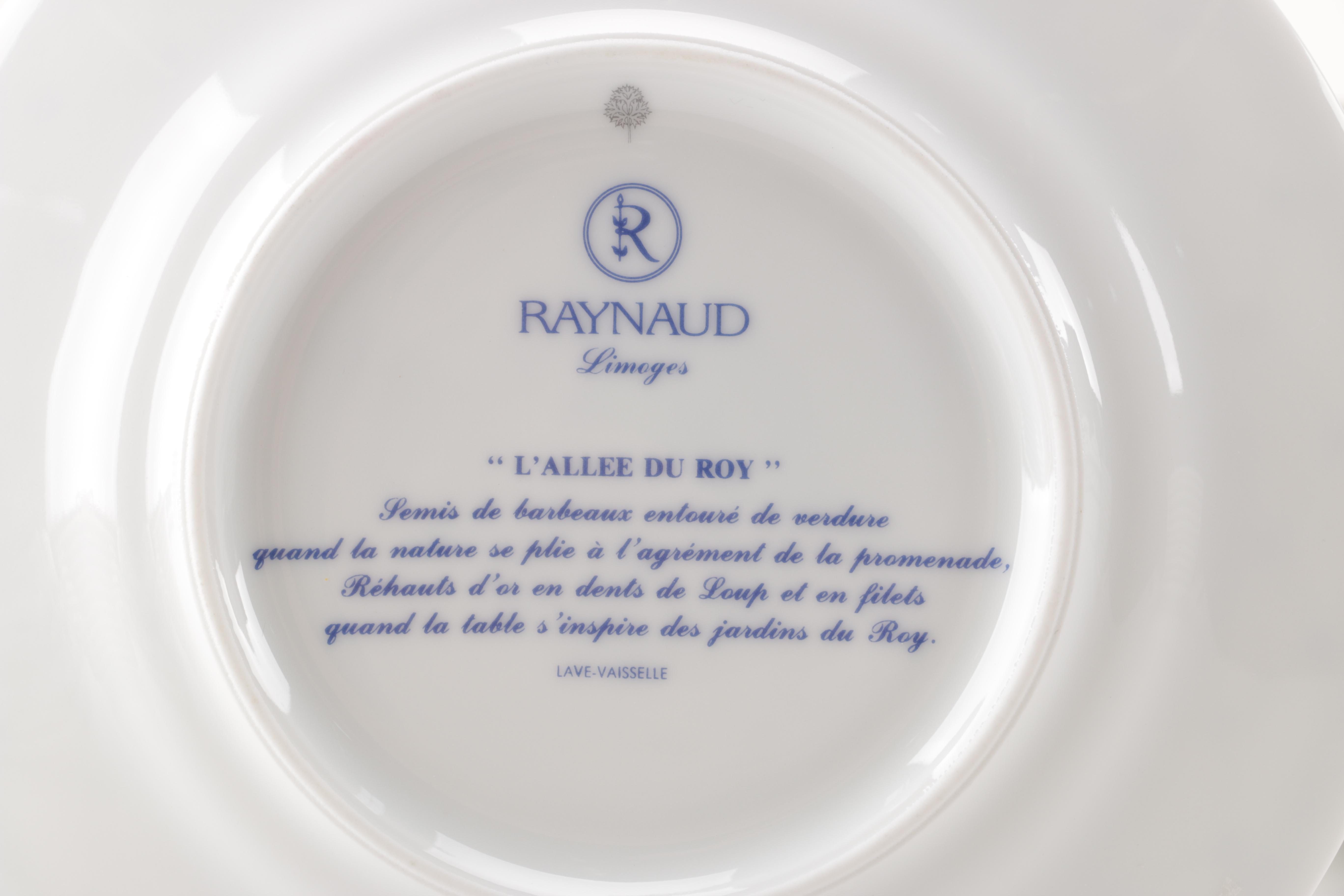 Raynaud Limoges "L'Allee du Roy" China Set