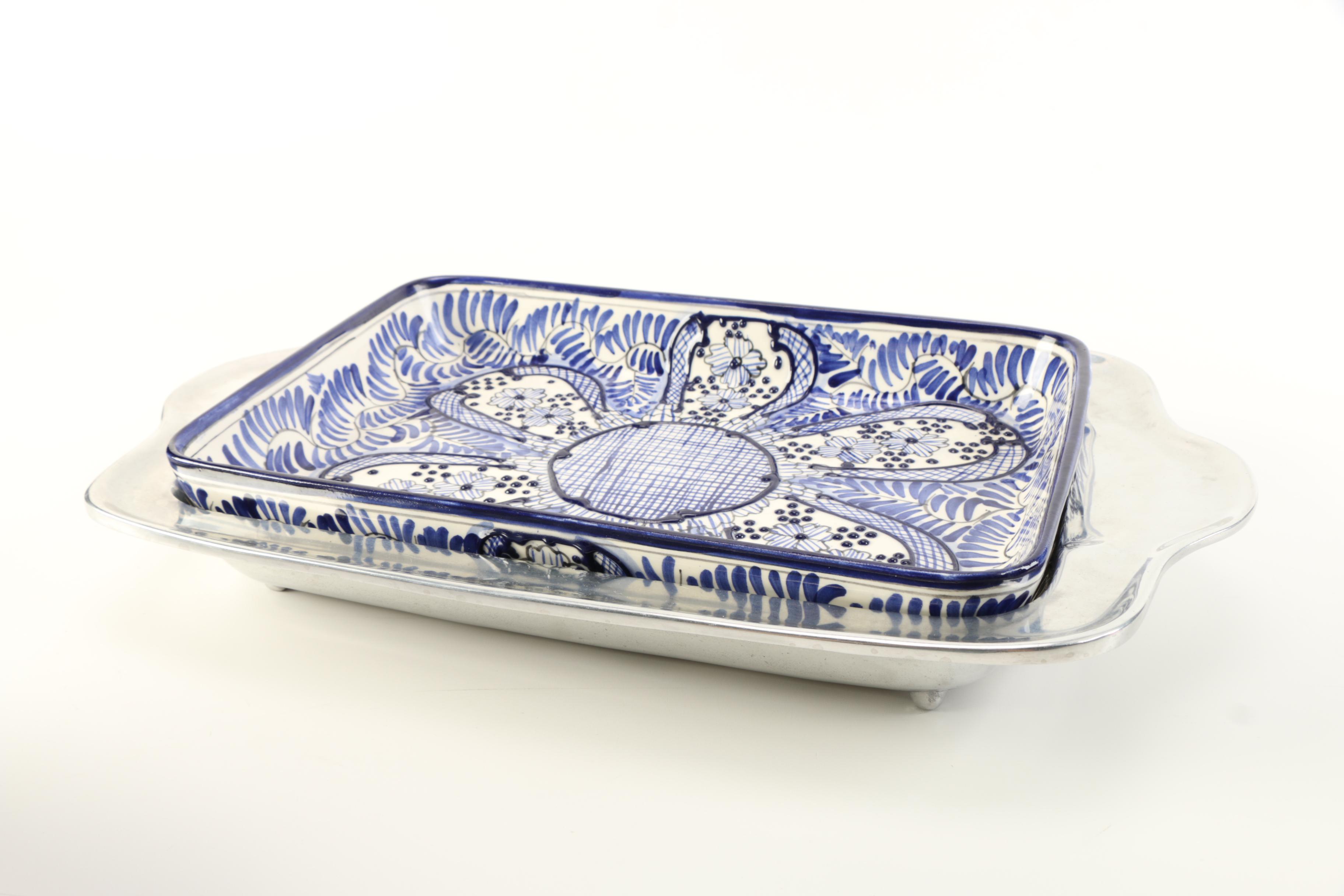 Hand-Painted Mexican Ceramic Tableware