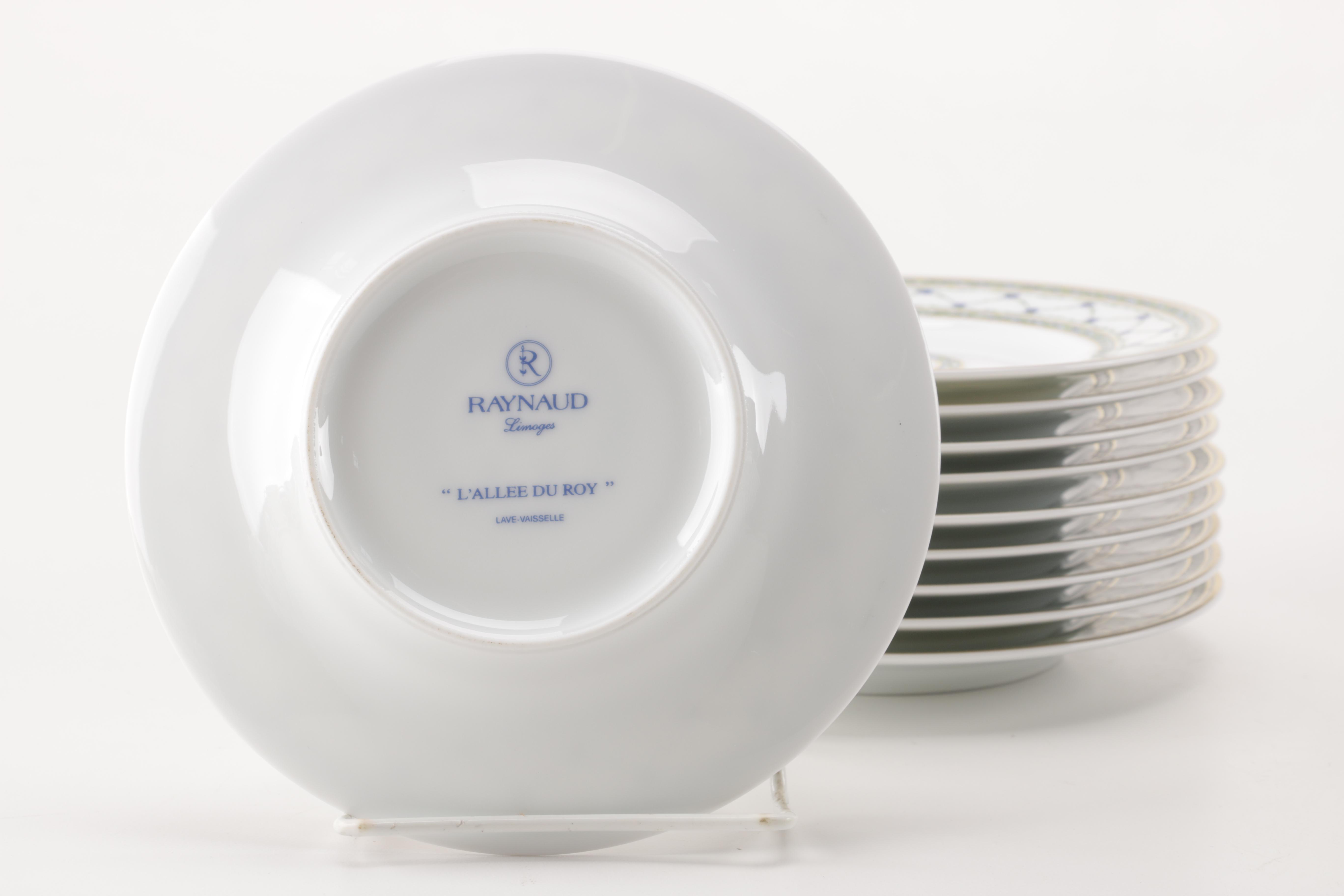 Raynaud Limoges "L'Allee du Roy" China Set