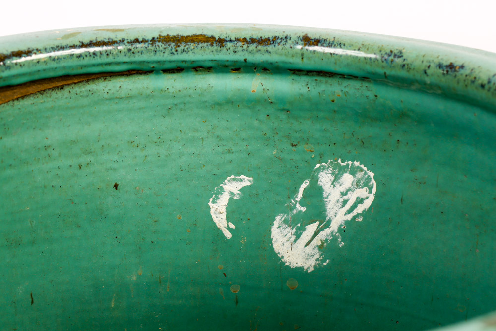 Large Chinese Ceramic Pidan Egg Pot