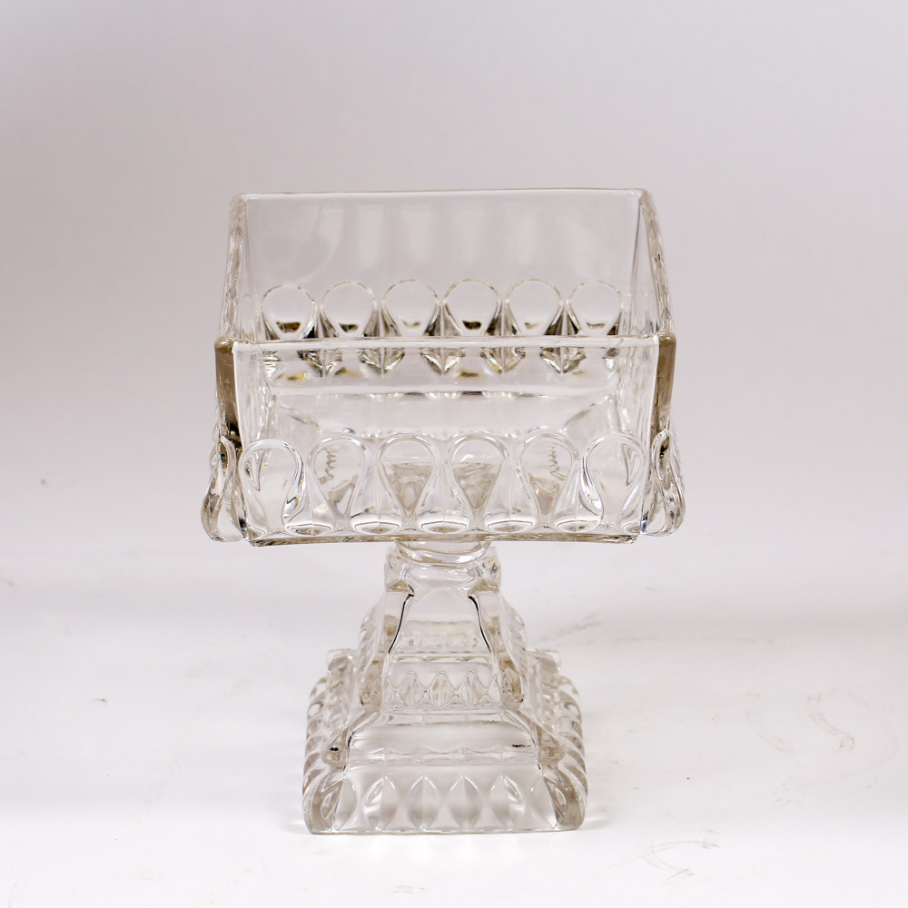 Collection of Pressed Crystal and Glass